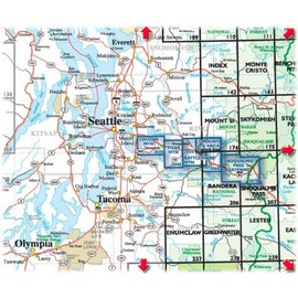 Green Trails Maps, Mt Si 174