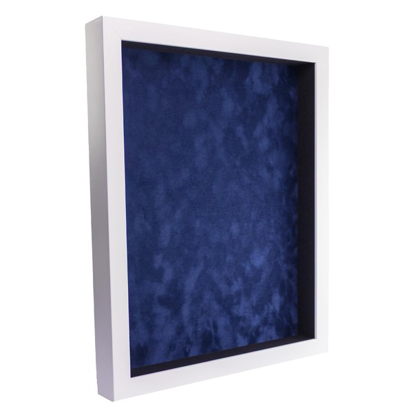 11x17 Shadow Box Frame White Wood with a 1 3/4"