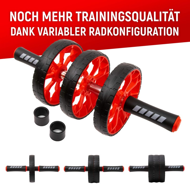 Neolymp Premium Abdominal Trainer AB Roller + 5 Year Warranty