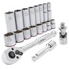 Kobalt 573348 19-Piece 3/8-Inch Drive Mechanic's Tool Set with Hard