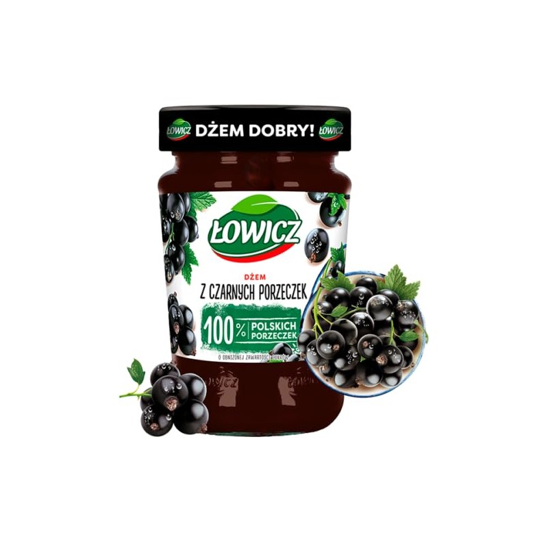 Lowicz Jam (2- PACK, Blackcurrant)