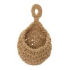 CIYODO Wall-mounted Hanging Basket for Fruits Vegetables Woven Rope Storage