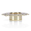 Single Crystal Tealight Candle Holders - Gold, Rose Gold, 8.5cm