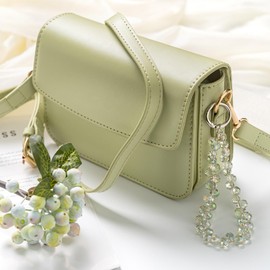 MORSUNBELA Phone Chain Pink Cell Phone Charm Strap Phone Lanyard