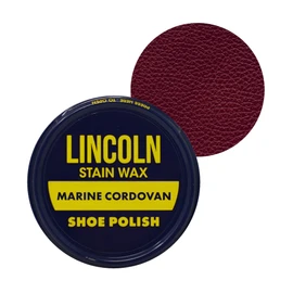 Lincoln Shoe Polish Wax - 2-1/8 oz | Made in USA Since 1925 - Marine Cordovan