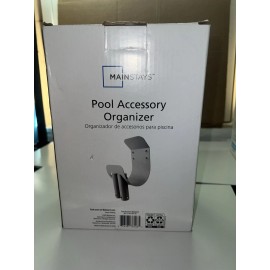 Mainstays Pool Accessory Wall-hanging Rack For Organizing Pool Maintenance Tools