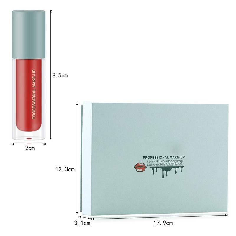 Matte Lip Gloss Long Lasting Waterproof Fashion Smooth Liquid Lipstick