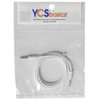 YCS Basics White 3 Foot 3.5mm Male to Male 4
