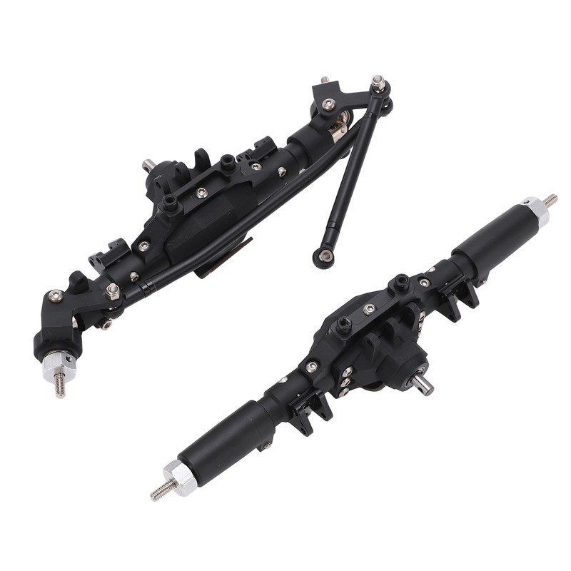 RC Front Rear Axles Complete Set Metal Assembly Kit Axle