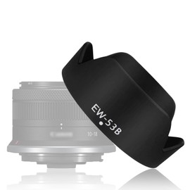 【Replaces for EW-53B】 EW-53B Lens Hood for Canon RF-S 10-18mm f/4.5-6.3 is STM Lens, Compatible with Ф49mm Lens Cap and Filters
