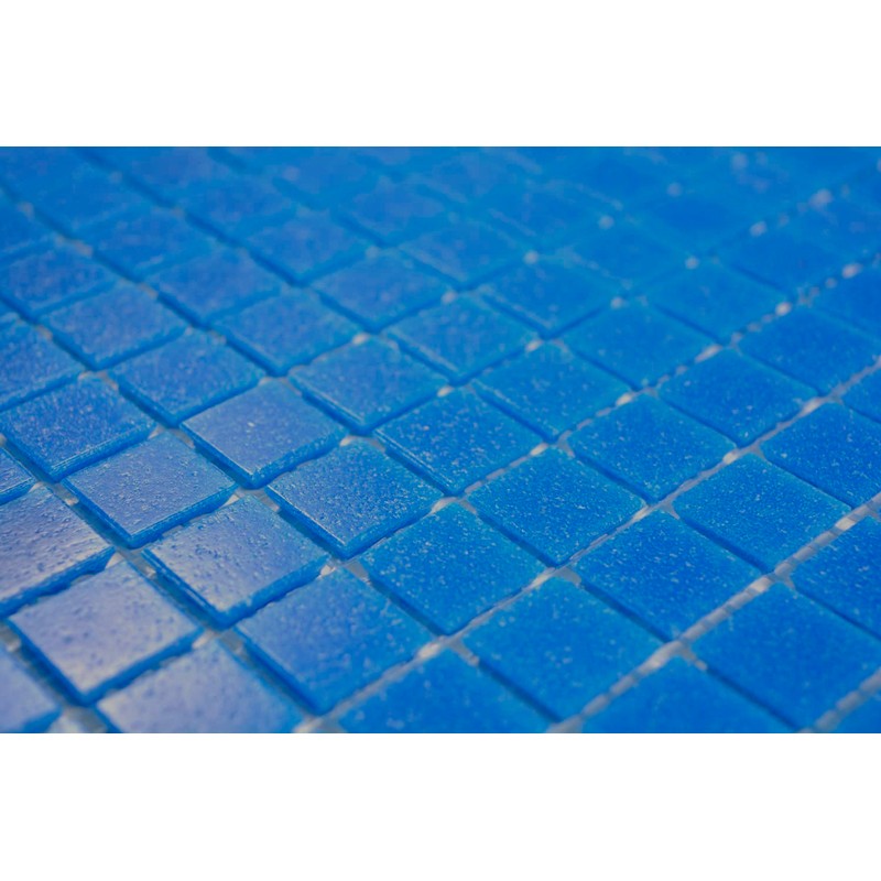 MOS200-A15-N Glass Mosaic Tile Dark Blue Spotlights Shower Bathroom Wall