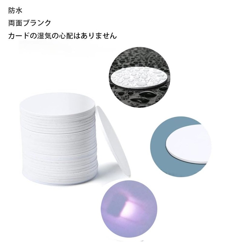 NFC Tag NTAG215 Coin Shape Card, Waterproof Convenient, Diameter 25mm,