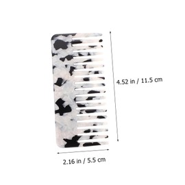 Ipetboom Wide Tooth Hair Comb Wave Teeth Detangler for Hairdressing Stylish Home Salon