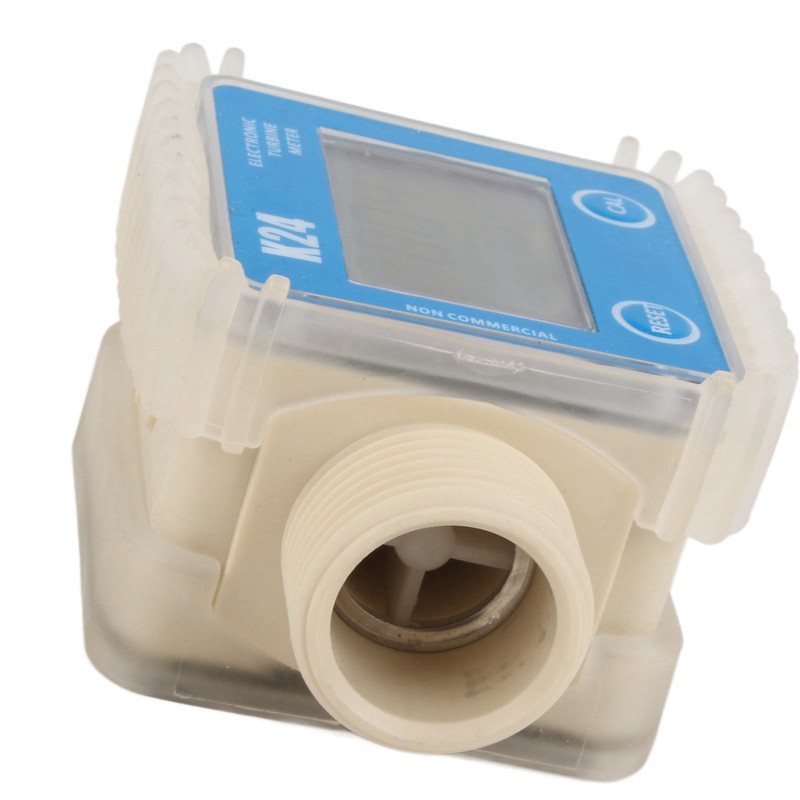 K24 LCD Turbine Digital Diesel Fuel Flow Meter Widely Used