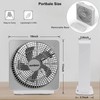 10 Inch Box Fan, Small Window Fan, Quiet Electric Fan