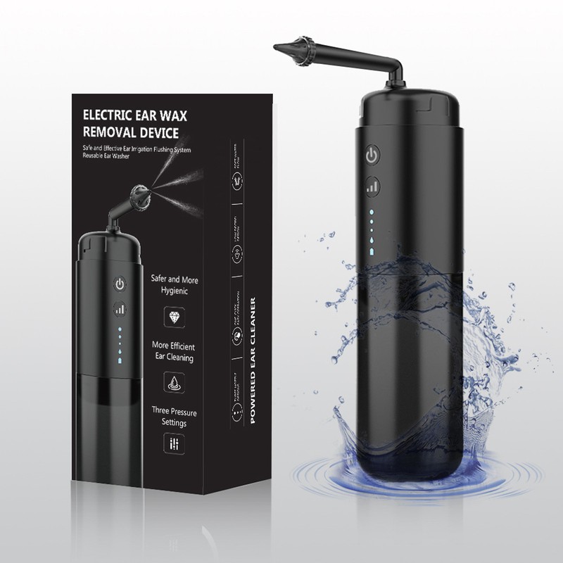 Electric Ear Cleaner with 2 Types Nozzles 3 Modes Auto