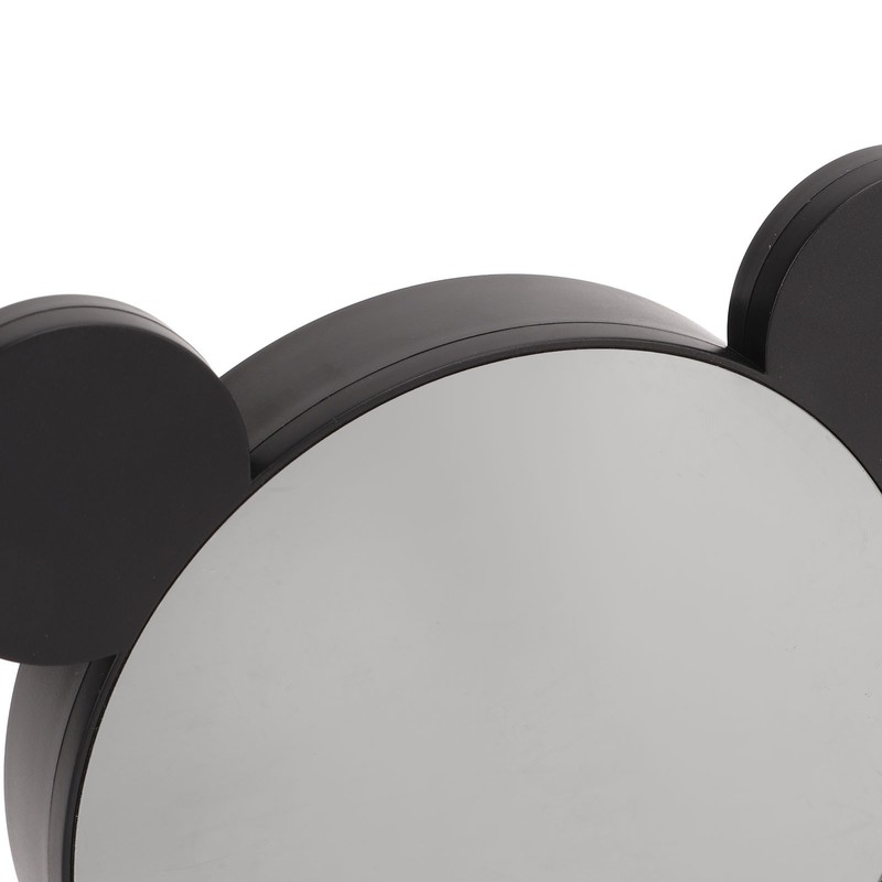 Mirror Alarm Clock 2 Level Brightness Adjustment Ear Design LED