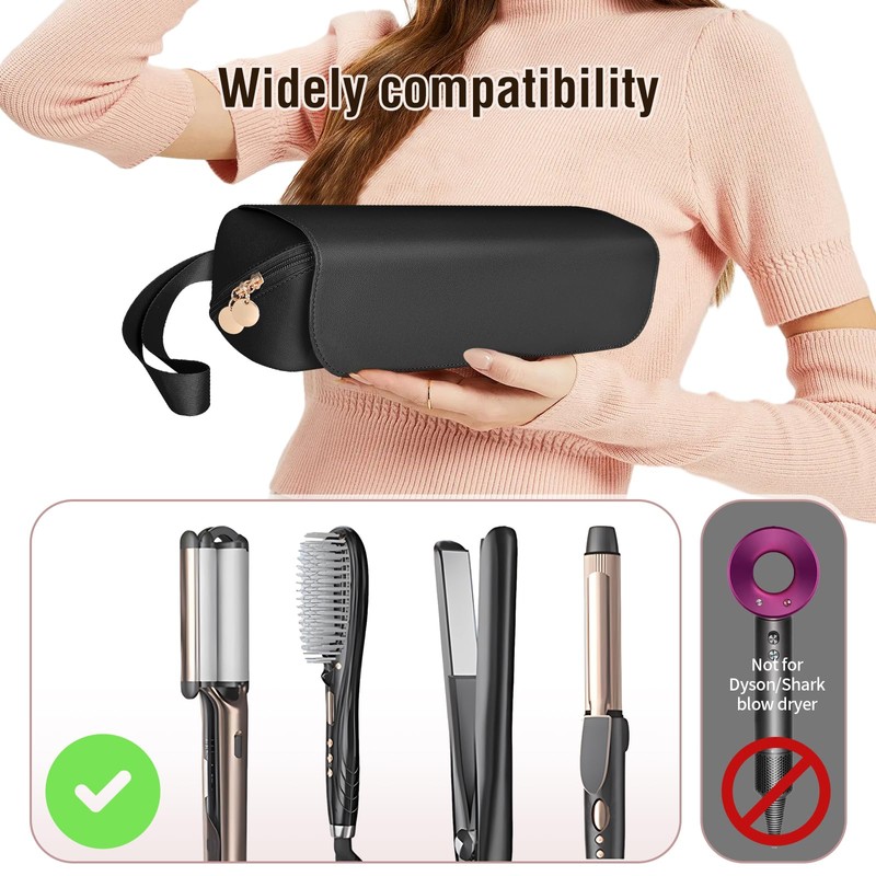 SS Hair Tools Travel Bag and Heat Resistant Mat for