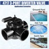 4717 3-Way Pool Diverter Valve Replacement for Jandy 4717, 2”