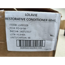 LOLAVIE Restorative Conditioner 60ml/2oz FULL CASE 48 count BULK New un-opened