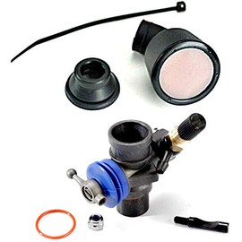 Traxxas Nitro 4-Tec 3.3 Engine TRX CARBURETOR & AIR FILTER w/ 2 BASES Foam