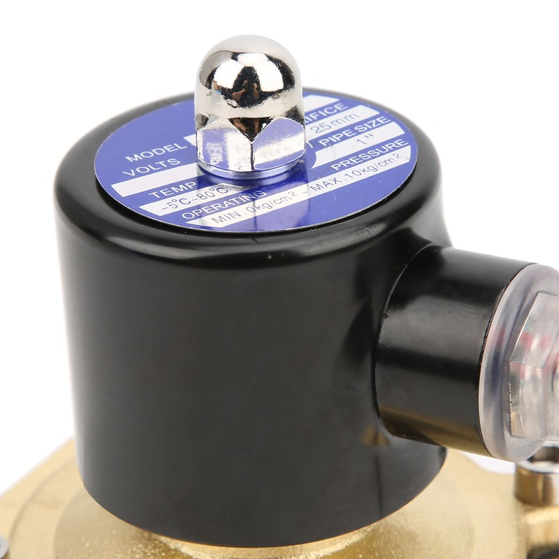 G1 Inch Brass Valve Water Pressure Mechanical Normal Closed Direct