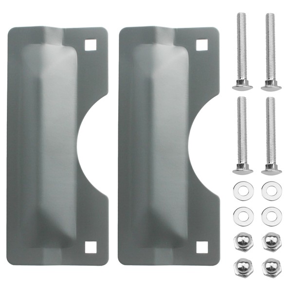 U 9500 3'' x 7'' Latch Guard Plate Cover, Door