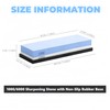 1000/6000 Grit Whetstone Knife Sharpening Stone, Bellairis Portable Knives Sharpener