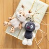 Niki WF24 Lemur Luffy Key Chain 3.9 inches (10 cm)