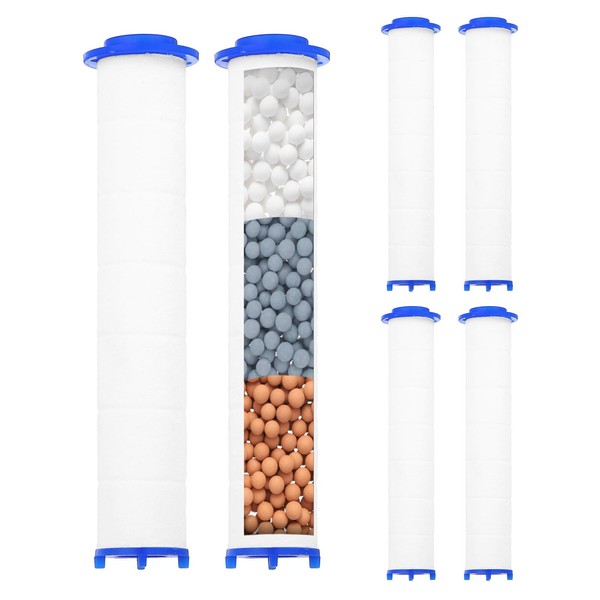 uxcell Shower Head Filter PP Cotton Filter Cartridge Replacement with