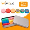 Wukong 36Pcs Round Fridge Magnets, 6 Colors Strong Whiteboard Magnets