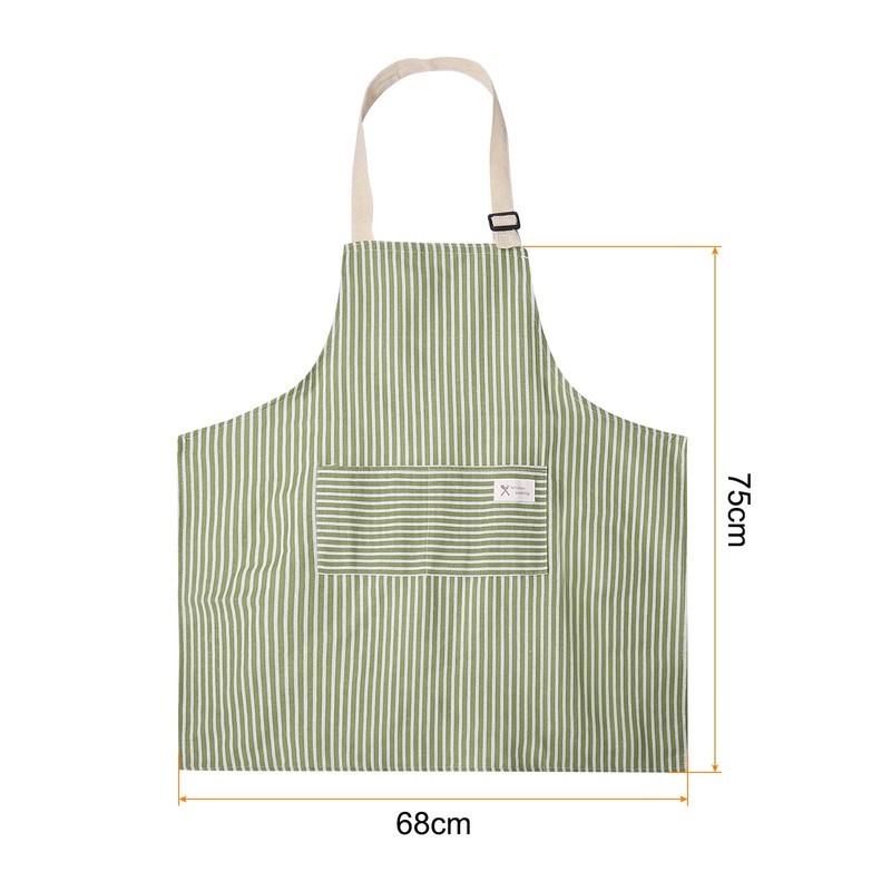 sourcing map 2 Pack Kitchen Cooking Aprons 75x68cm Adjustable Bib