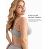 HBselect Women’s Maternity/Nursing Bra, Seamless Non-Wired Nursing Bra with Additional