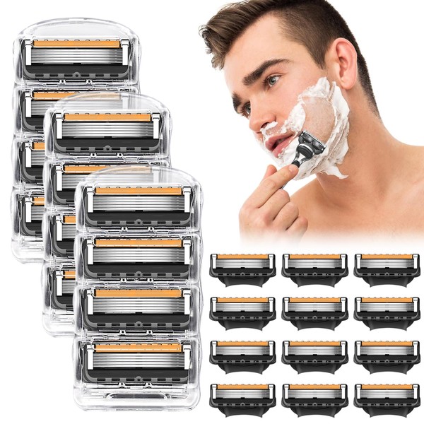 24Pcs ProGlide Razor Blades Refills with Dual Lubrication Strip -Precision