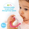 Dr. Brown's Fresh First Silicone Feeder, Mint & Grey, 2