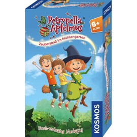 KOSMOS 712624 Petronella Applesauce - Magic Fun in the Mill Garden, Cheeky Bewitched Memory Game for 2-4 People from 6 Years, Children's Game with the Original Figures of Popular Children's Books