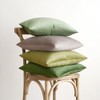 MIULEE Set of 2 Velvet Soft Solid Decorative Square Throw