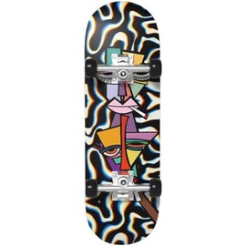 YILUYUANLANOPR Wooden, pro Fingerboard 29mm Mini handboard、Premium Fingerboard Ideal for Dexterity maneuvers (Abstraction)