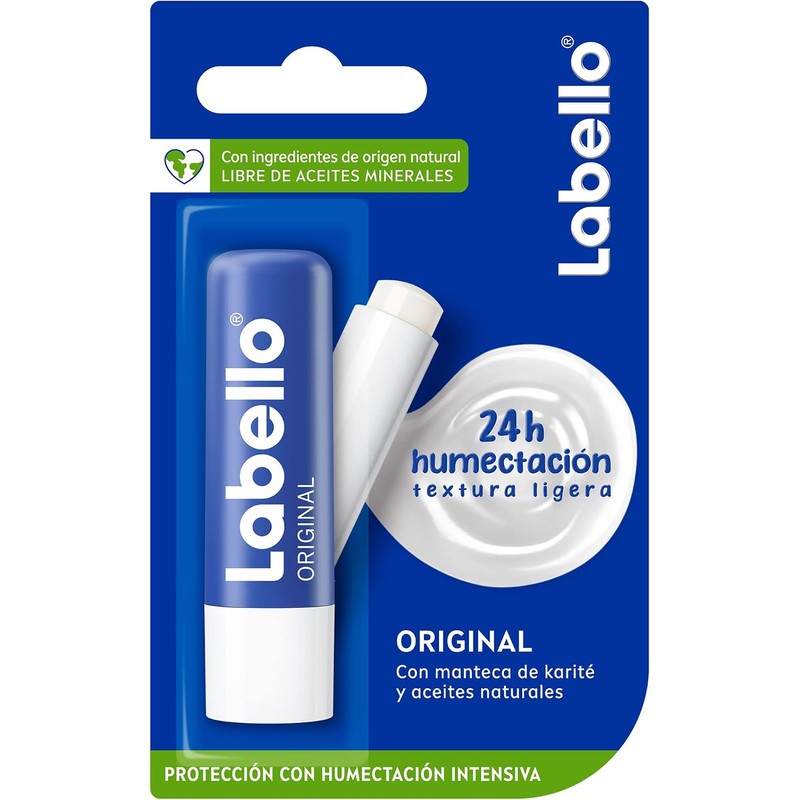 LABELLO Bálsamo labial Classic (4.8 g) protector labial con Vitamina