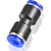 TAILONZ PNEUMATIC Blue Straight 2-Way to 8MM Tube OD Push