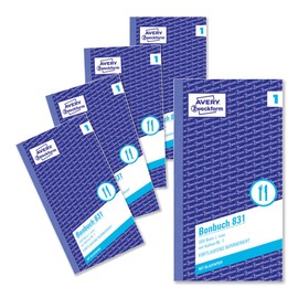 Avery Zweckform 831-5 Voucher Book 198x105 mm 300 Pink Vouchers 5-Pack