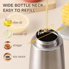 Vucchini - Botella dispensadora de aceite de cocina con tapa