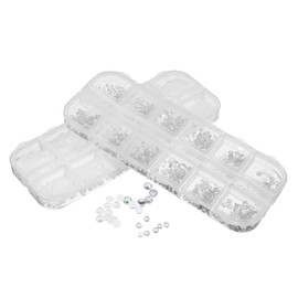 PACKOVE Pearl Flatback Nail Charms Women Nail Art Jewels Decorative Ornaments for Manicure Supplies for Weddings Birthdays and Celebrations