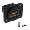 QIANRENON 4K HDMI Panel Mount Adapter Coupler HDMI 1.4 Female