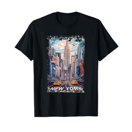 New York Gifts For Men Women NY City Vintage Sport Urban NYC T-Shirt