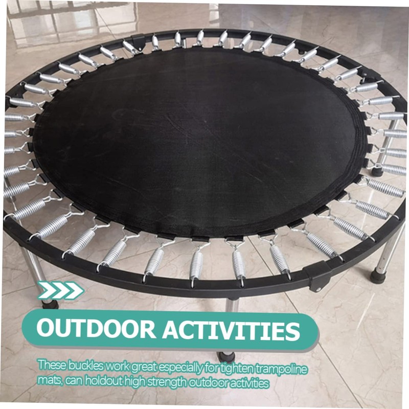 Mipcase 30pcs Metal Trampoline Triangle Buckles Erosion Resistant Shaped for