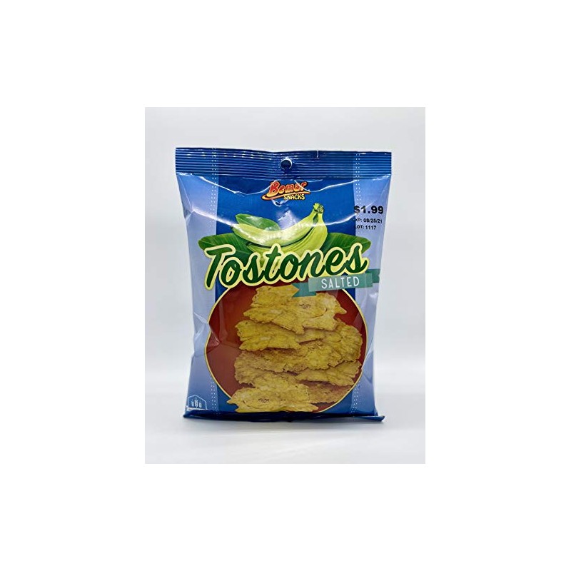 Bemar Snacks Tostones Salted 24 bags/4oz per bag
