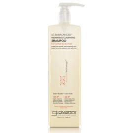 GIOVANNI 50:50 Balanced Hydrating Clarifying Shampoo, 33.8 oz. Leaves Hair pH Balanced & Clean, Ideal for Over-Processed, Stressed Hair, Can Use Daily, Sulfate & Paraben Free (Pack of 1)