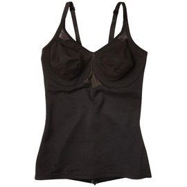 Miraclesuit Shapewear Extra Firm Sexy Sheer Shaping Underwire Camisole Black 38DD
