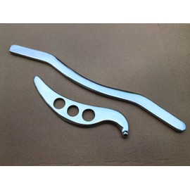 NCCYOOT Gua sha Tool gua sha Stainless Steel iastm Tool Gussha Massage Tool Muscle Scraping Tool for Soft Tissue Therapy and Reduce Arms,Back, Legs, Neck Muscle Pain(zhisandong)………